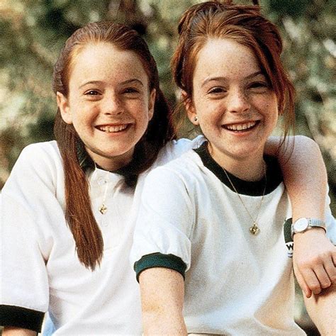 lindsay lohan in the parent trap|lindsay lohan twin theory.